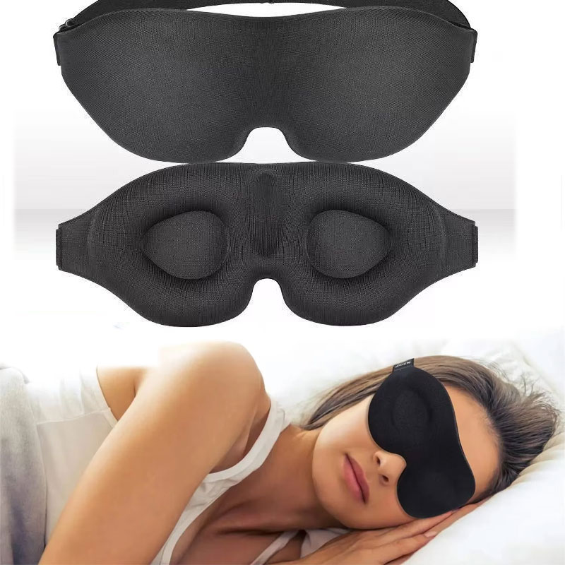 3D Printing Mask - 睡眠用アイマスク 3Dナイトスリープ 超ソフトマスク 光を遮断 女性 男性