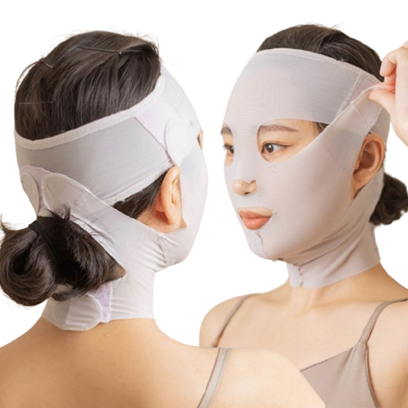 3D Printing Mask - 3D再利用可能通気性美容女性用アンチエイジング痩身バンドVシェイパーフルフェイスリフト睡眠マスク