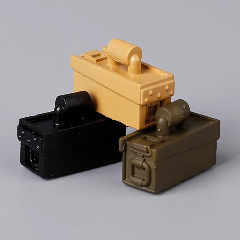 3D Printing Lego Bricks - Moc ww2軍の兵士のビルディングブロック、3D印刷されたコントロールボックス、ウォーアクセサリー、スーツケース、レンガのおもちゃ、男の子のギフト、mg34/42