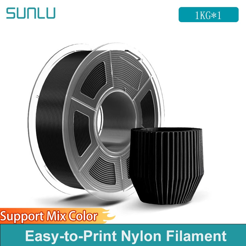 3D Printing Nylon - SUNLU 1KG 簡単に印刷できるナイロンフィラメント耐熱 3D プリンタフィラメントひび割れなし、反りなし 3D