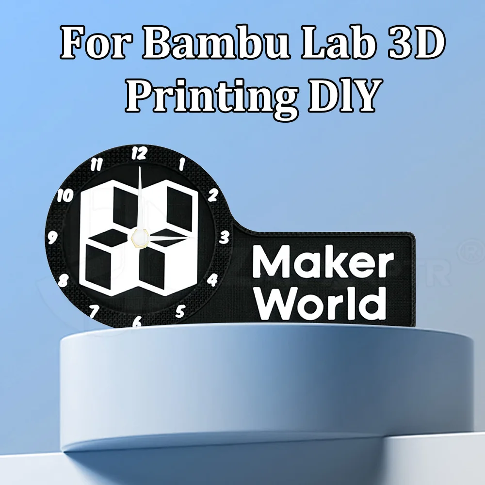 Bambu Lab Clock MH011 メーカーズサプラ - 3D Printing Bambu Lab のレビューと価格