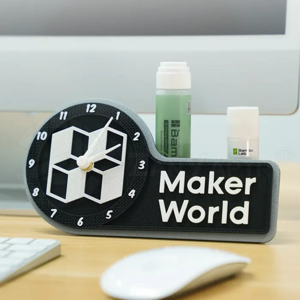 Bambu Lab Clock MH011 メーカーズサプラ - 3D Printing Bambu Lab のレビューと価格
