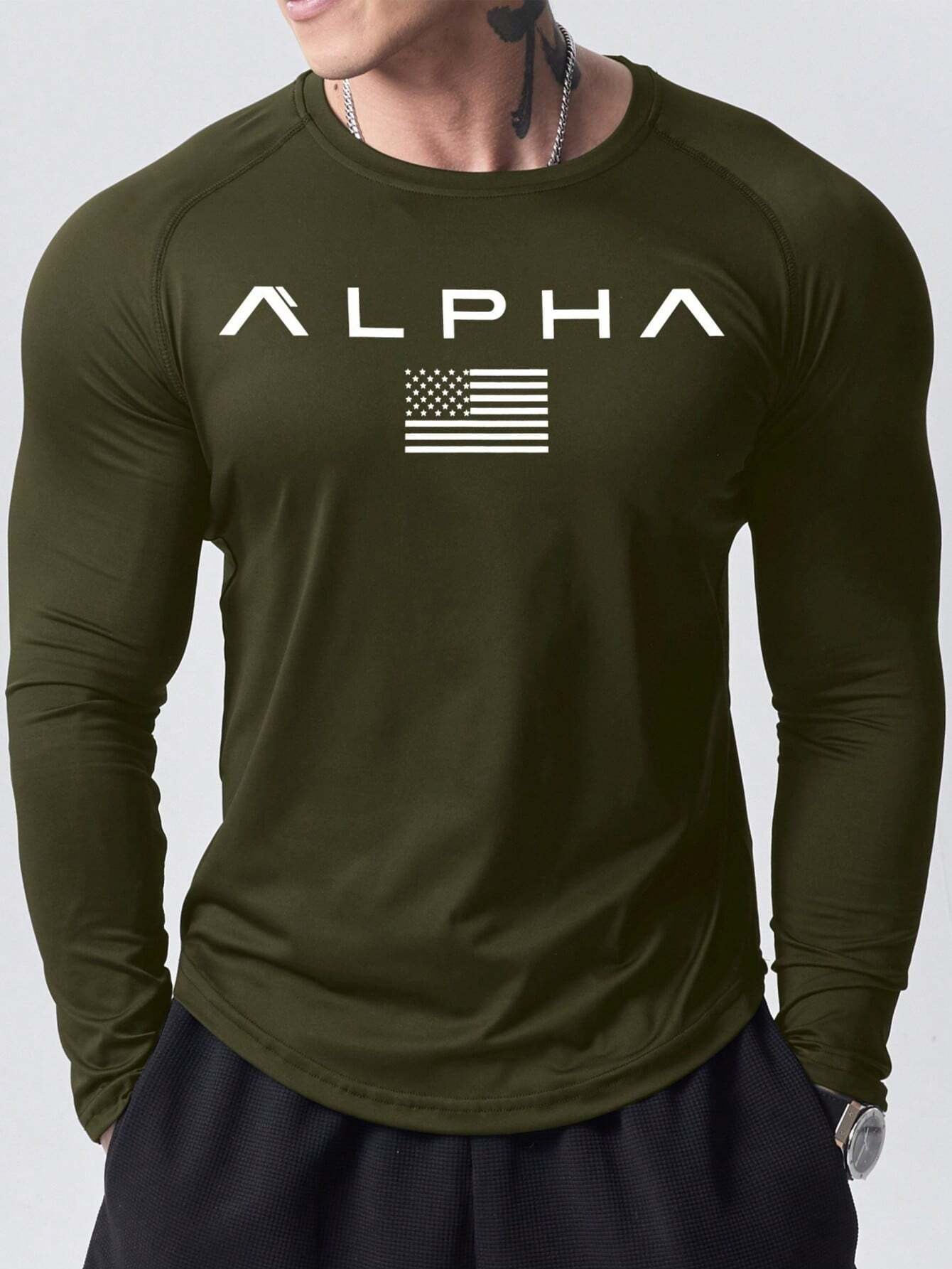 2025年春夏向けの新作メンズ長袖Tシャツ。ストリートファッ - 3D Printing Custom のレビューと価格