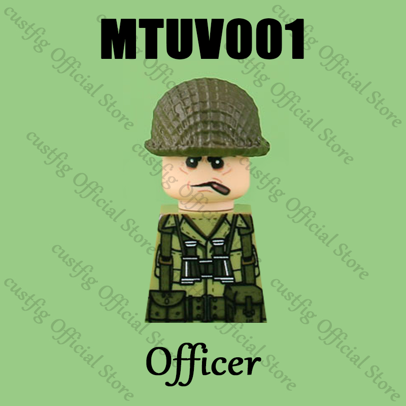 WW2 兵士フィギュア武器 3D UV プリントビルディング - 3D Printing Lego Bricks のレビューと価格