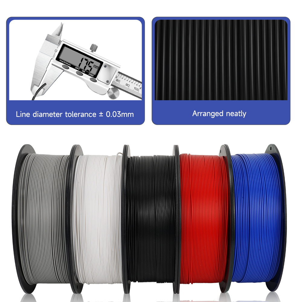 5 キロミックスカラー PLA フィラメント 1 キロ 1. - 3D Printing Nylon のレビューと価格