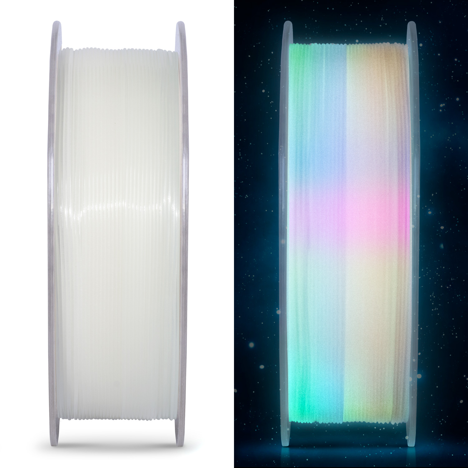 GEEETECH グローPLA 1.75mm 1kg 暗闇で - 3D Printing Nylon のレビューと価格