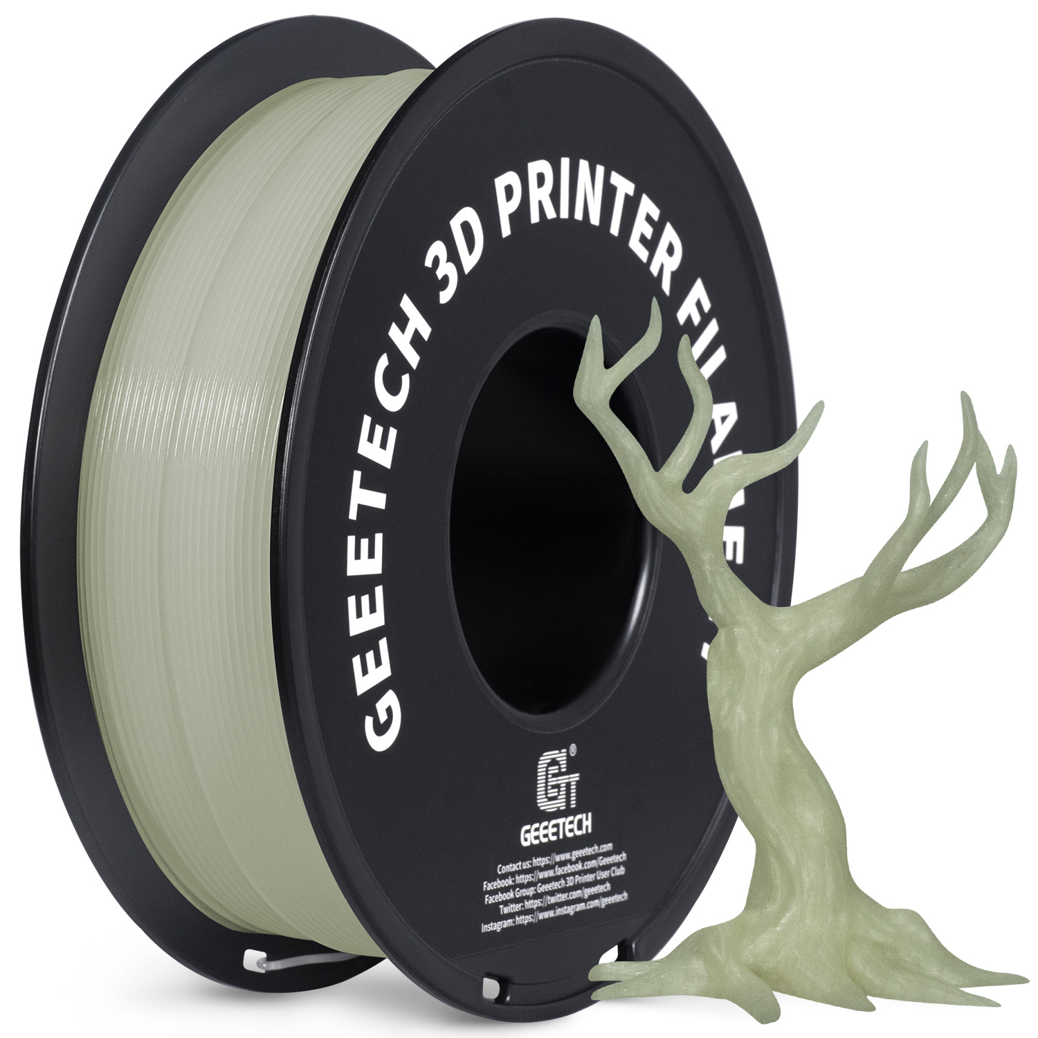 GEEETECH 発光 PLA フィラメント 3D プリンタ - 3D Printing Nylon のレビューと価格