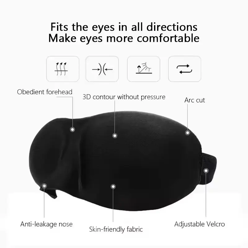 睡眠用アイマスク 3D立体カップ型 盲眼パッド 凹型モールド - 3D Printing Mask のレビューと価格