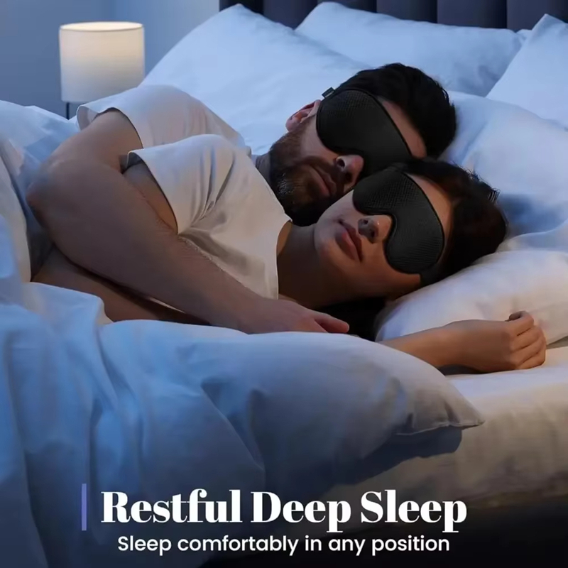 スリープマスク 遮光アイマスク - 睡眠用3D通気性ソフト快 - 3D Printing Mask のレビューと価格